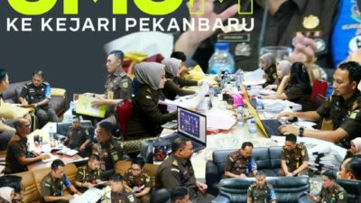 ASISTEN PENGAWASAN Kejati Riau lakukan Inspeksi Umum dan Khusus di Kejari Pekanbaru
