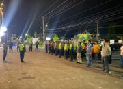 Jaga Kamtibmas Tetap Kondusif Polres Simalungun Gelar Patroli Skala Besar Antisipasi Geng Motor Dini Hari