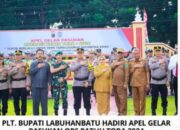 Plt Bupati Labuhanbatu Hadiri Gelar Pasukan OPS Patuh Toba 2024