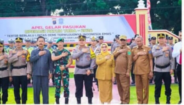 Plt Bupati Labuhanbatu Hadiri Gelar Pasukan OPS Patuh Toba 2024