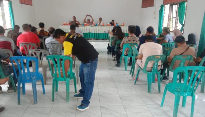 Camat Gunung Malela Gelar Persiapan Acara Marharoan Bolon Di Gunung Malela