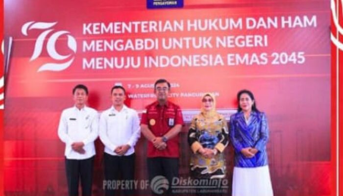 Plt Bupati Labuhanbatu Sepakati Kerjasama Dengan Kemenkum Dan Ham