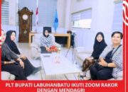 Plt Bupati Labuhanbatu Ikuti Rapat Koordinasi Secara Zoom Meeting Bersama Menteri Dalam Negeri