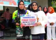 Plt Bupati Labuhanbatu Saksikan Pertandingan Final Bola Volly Antar Lembaga Wanita
