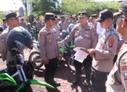 Kapolres Simalungun Gelar Apel Pengecekan Kendaraan Dinas dalam Rangka Kesiapan Operasi Mantap Praja Toba 2024