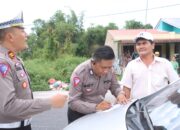 Kasat Lantas Polres Simalungun Pimpin Operasi Hunting System, Tilang Supir Angkutan Umum yang Langgar Aturan