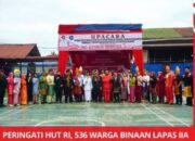 HUT RI Ke-79 tahun 2024, Sebanyak 536 Warga Binaan dan Tahanan Lapas kelas IIA Rantauprapat Memperoleh Remisi Umum