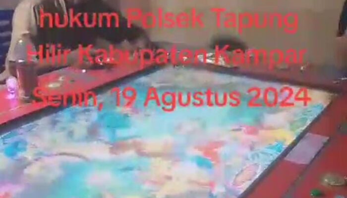 Judi Tembak Ikan-Ikan Marak Diwilayah Hukum Polres Kampar