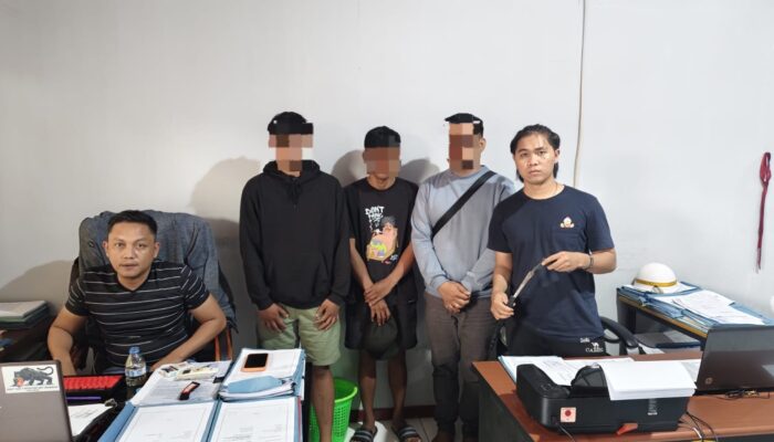 Tiga Pemuda Mabuk Ditangkap Usai Menghadang dan Mengancam Sopir Minibus di Bitung