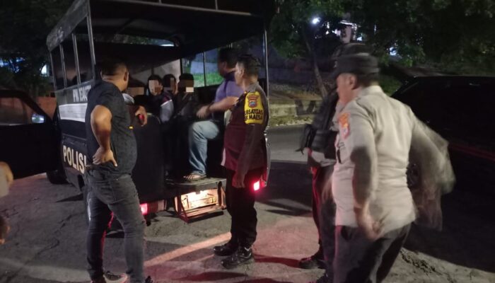 Penyerangan 10 AAM yang Masih di Bawah Umur diamankan Team Patroli Presisi dan Personil Polsek Maesa