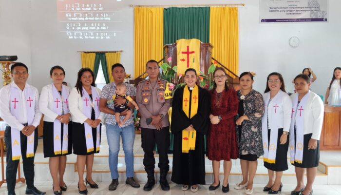 Minggu Kasih, Kapolsek Lirung Ajak Warga Jaga Kamtibmas Jelang Pilkada Serentak 2024