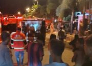 Respon Cepat Polsek Tuminting Amankan TKP Kebakaran Rumah Warga di Tuminting