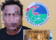 Pengedar Obat Keras Jenis Thryhexypenidyl Ditangkap Sat Res Narkoba Polresta Manado, 2.100 Butir Obat Disita
