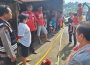 Kebakaran Rumah Warga Di Banjer, Polsek Tikala Gerak Cepat Amankan TKP