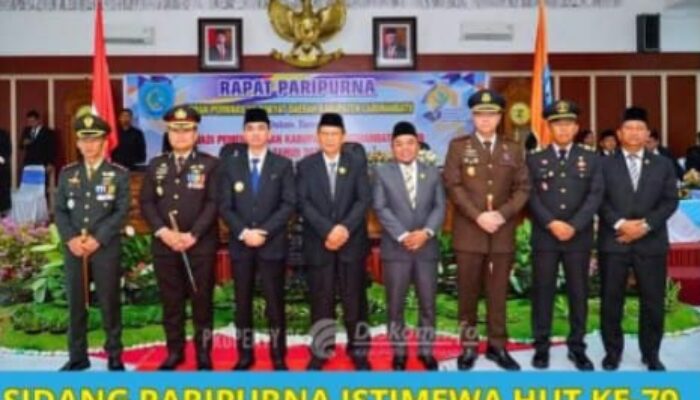 Rapat Paripurna Istimewa HUT Ke-79 Kabupaten Labuhanbatu