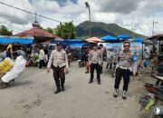 Rawat Kamtibmas Jelang Pilkada Polsek Saribudolok Giat Patroli dan Pengaturan Lalin di Pajak Harangan Sidua – dua