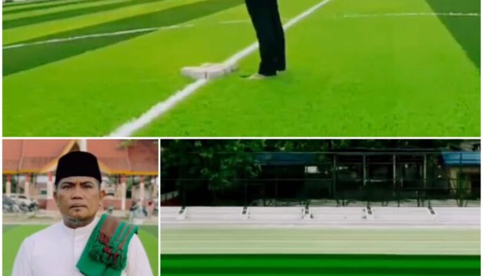 Bupati H Zukri Akan Resmikan Lapangan Mini Soccer di Pangkalan Kerinci