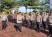 Kapolres Simalungun Pimpin Apel Gelar Pasukan Operasi Lilin Toba 2024, Siapkan Pengamanan Nataru