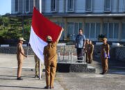 Upacara Penaikan Bendera Merah Putih Lingkup Pemerintahan Kabupaten Nias Utara