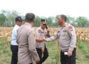 Kapolres Simalungun Lakukan Pengecekan Kesiapan Panen Raya Jagung Serentak Dukung Swasembada Pangan Nasional