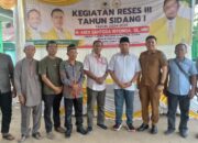 Anggota DPRD Propinsi Sumatera Utara H.Abdi Santosa.SE.MM.dari partai Golkar reses di Kelurahan Padang Bulan