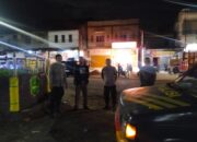Cegah Gangguan Kamtibmas, Personil Polsek Marbau Patroli Blue Light