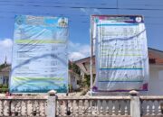 Billboard(baliho) Info Grafis realisasi APBDesa sampai bulan Juni belum terpasang di Kantor Desa,ada apa!.