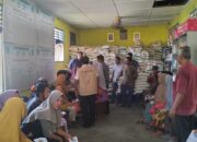 Pembagian Bantuan Pangan Dari Bulog Di Kelurahan Silandurung Berlangsung Selama 1(Hari), Beras Disalurkan Kepada 552 Warga