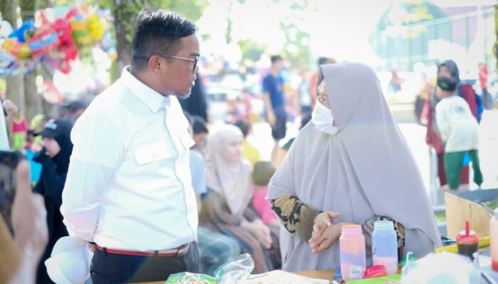 Taman Bola Pangkalan Kerinci Jadi Panggung Harapan UMKM Warga Kurang Mampu