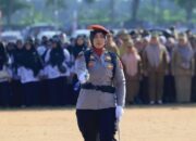 Di Labura, Polwan cantik Jadi komandan HUT ke-80 RI 
