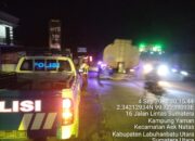 Antisipasi Kamtibmas di Malam Hari, Satlantas Gelar Blue Light Patroli