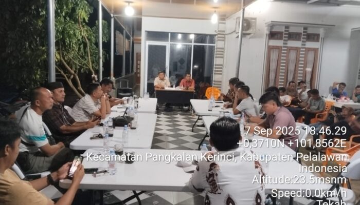 Semangat Kebersamaan Warnai Rapat PKN Pelalawan, Lahan Gedung Serbaguna Segera Direalisasikan