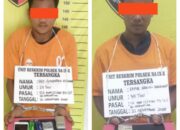 2 pria Kedapatan Bawa  Sabu, Disikat Personil Polsek  Na IX-X