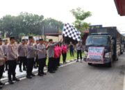 Polres Labunbatu Kirim Bantuan Korban Bencana Alam