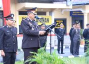 Kapolres Labuhanbatu Pimpin Apel Gelar Pasukan Operasi Lilin Toba 2025