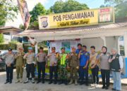 Kapolres Simalungun Cek Langsung Satgas Banops Subsatgas Dokkes Lakukan Pemeriksaan Kesehatan di Pos Pam dan Pos Yan
