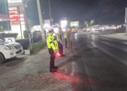 Jelang Nataru Personel Polsek Na IX-X  Giat Patroli Malam