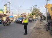 Sat Lantas  Giat Pos Padat Pagi,Tertibkan Arus Lalu Lintas 