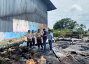 Wakapolres Simalungun Pimpin Olah TKP Kebakaran Gereja GPdI Betlehem Bersama Tim Inafis