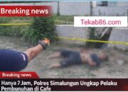 Hanya Berselang Jam, Polsek Tanah Jawa Ringkus Pelaku Pembunuhan di Cafe Situmorang