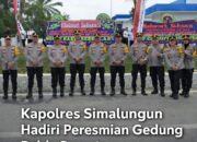 Kapolres Simalungun Hadiri Peresmian Gedung Polda Sumut, Jembatan Bailey di Sumbar, dan Pelepasan Bantuan Kemanusiaan