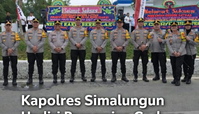 Kapolres Simalungun Hadiri Peresmian Gedung Polda Sumut, Jembatan Bailey di Sumbar, dan Pelepasan Bantuan Kemanusiaan