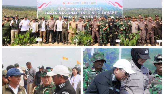 Sinergi Pusat dan Daerah: Bupati Pelalawan Hadiri Peresmian Reforestasi Tahap I Taman Nasional Tesso Nilo