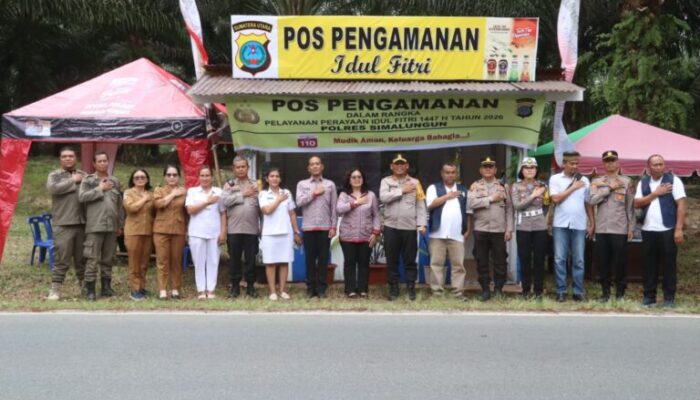 Kapolres Simalungun Sidak Pos Mudik, Pastikan Pemudik Nyaman dan Aman Sampai Kampung