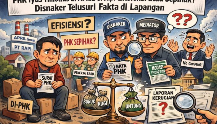 Disnaker Pelalawan Proses Aduan PHK Iyus Timotius, Alasan Perusahaan Dinilai Belum Transparan