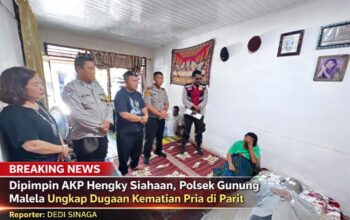 Dipimpin AKP Hengky Siahaan, Polsek Gunung Malela Ungkap Dugaan Kematian Pria di Parit