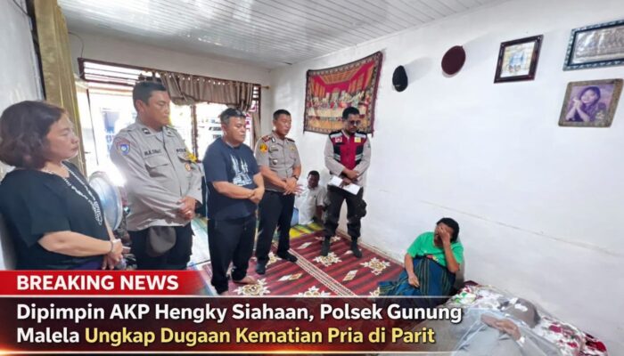 Dipimpin AKP Hengky Siahaan, Polsek Gunung Malela Ungkap Dugaan Kematian Pria di Parit