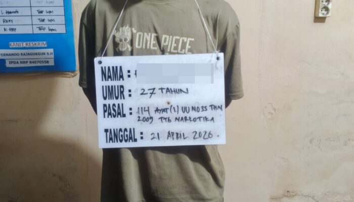 Kembali polsek Panai Tengsh Ungkap Kasus Sabu, Satu Pelaku Diamankan*