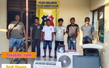 Kurang dari 4 Jam! Unit Reskrim Polsek Bandar Huluan Ringkus 3 Pelaku Curat di Simalungun