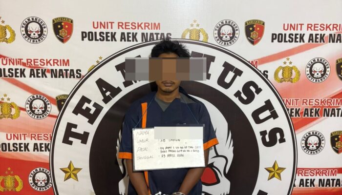 Ungkap Kasus Narkotika, Polisi Aek Natas Ciduk Pelaku  BB 2,09 Gram Sabu